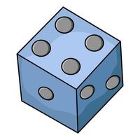 illustration of dice vector