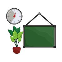 Rustic Chalkboard with Decorative Borders vector