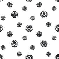 Ornamental element, swirling ornate with curls. Festive seamless pattern. graphic illustration for traditional oriental background. Holiday template for wrapping, textile, wallpaper, fabric. vector