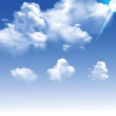 The Beauty of Fluffy Clouds in the Sky