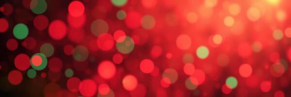 Colorful bokeh lights create an enchanting atmosphere for celebrations in a festive setting during the holiday season photo