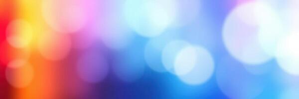 Colorful abstract background featuring blurred lights in vibrant hues for artistic design use photo