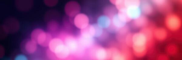 Colorful abstract bokeh lights create a vibrant atmosphere in a dark setting photo