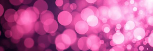 Vibrant pink bokeh background creates a dreamy atmosphere for celebrations and events photo