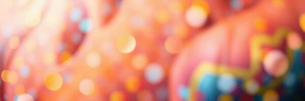 Colorful abstract design with vivid patterns and blurred shapes showcasing light and color in a dynamic setting photo