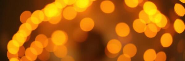 Festival lights create a warm ambiance in an evening celebration filled with joy and laughter photo