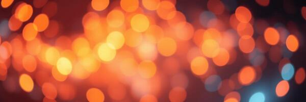 Vibrant bokeh lights creating a mesmerizing atmosphere at a nighttime event in an urban setting photo