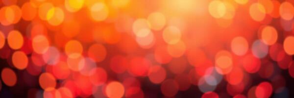 Colorful bokeh lights create a vibrant atmosphere for a festive celebration at night in the city photo