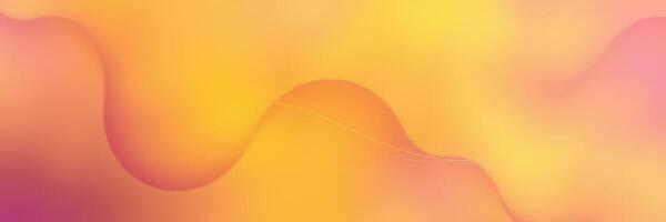 Colorful abstract background with smooth waves and vibrant gradients in warm tones photo