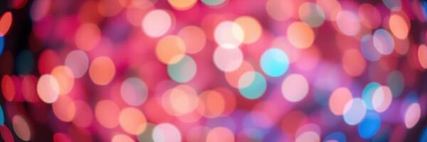 Colorful bokeh lights create a vibrant atmosphere during a festive celebration at night photo