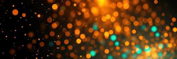 Colorful light patterns create a vibrant atmosphere in a festive celebration setting during nighttime photo