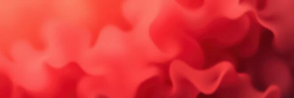 Vibrant red abstract design with smooth flowing shapes and textures in a dynamic composition photo