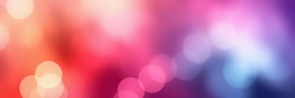 Colorful bokeh background creates a vibrant atmosphere perfect for celebrations and gatherings in evening settings photo