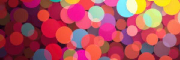 Colorful abstract circles creating a vibrant background for events and celebrations throughout the year photo