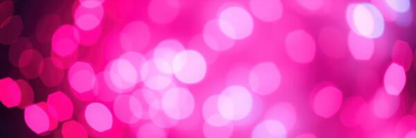 Vibrant pink bokeh lights create a lively atmosphere for celebrations and artistic displays at night events photo