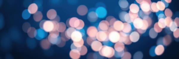 Bright and colorful bokeh lights creating a festive atmosphere during a nighttime celebration photo