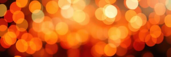 Warm golden bokeh lights create a festive atmosphere during an evening celebration photo