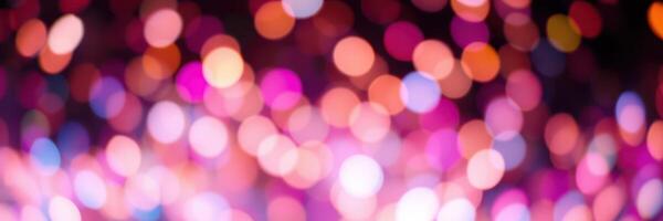 Colorful abstract lights create a vibrant atmosphere during a night celebration in a festive gathering photo