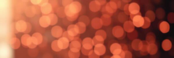 Soft warm bokeh lights create a cozy and inviting atmosphere for a relaxing evening indoors photo