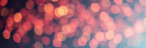 Colorful blurred lights create a festive ambiance during a celebration at night photo