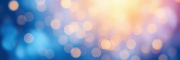 Vibrant abstract background with colorful bokeh lights creating a dreamy atmosphere at night photo