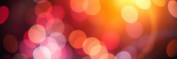 Vibrant abstract background created by colorful bokeh lights illuminating the atmosphere during a festive evening celebration photo