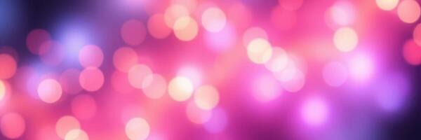 Colorful bokeh abstract background illuminating the festive atmosphere in nighttime celebration photo