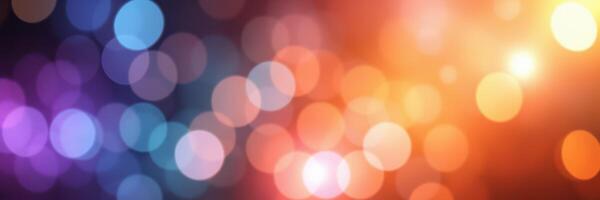 Colorful bokeh lights create a vibrant atmosphere during a nighttime celebration or event photo