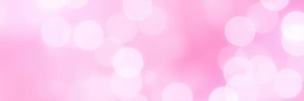 Colorful bokeh lights create a dreamy pink ambiance perfect for celebrations and events at night photo