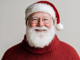 A man with glasses and a red sweater photo