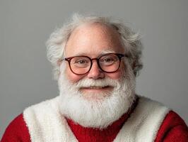 A man with glasses and a red sweater photo