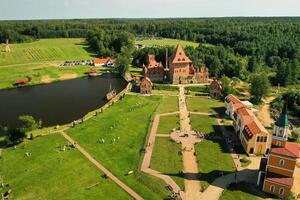 Park-museum of interactive history of Sulla in Belarus. Medieval historical complex photo