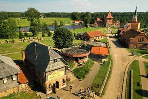 Park-museum of interactive history of Sulla in Belarus. Medieval historical complex photo