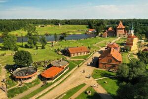 Park-museum of interactive history of Sulla in Belarus. Medieval historical complex photo