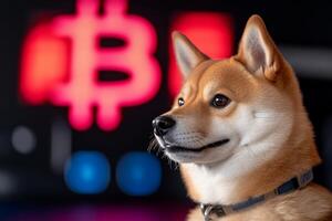 Shiba inu is the most popular cryptocurrency dog photo