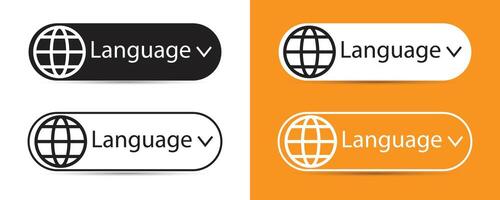 Translate icon different language change. Language interpreter sign symbol illustration. vector