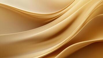 Gold fabric with a wave pattern. The fabric is very soft and looks like it is made of silk photo