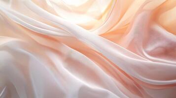 White fabric with a pattern of zigzags and a pinkish hue. The fabric is folded and has a texture that looks like it has been worn photo