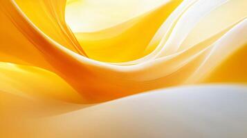 Yellow and white background with a wave pattern. The yellow and white colors give the image a warm and inviting mood photo