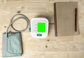 Blood pressure monitor, vital health tool, and home medical equipment photo