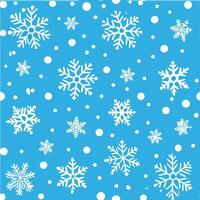 Winter Snowflake Background vector