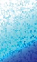 Abstract geometric irregular triangle pattern blue gradient wallpaper vector
