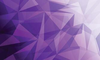 Abstract low poly geometric triangle pattern purple gradient background vector