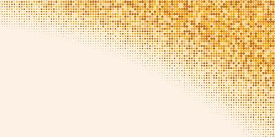 Abstract Halftone Background with Colorful Golden Dots. Pop art comic design perfect as banner, wallpaper. Gold texture vector
