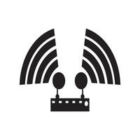 Wifi Icon And Symbol template vector