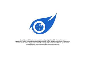 eagle eye scope target logo vector
