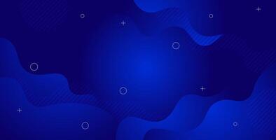 abstract blue liquid color gradient wavy geometric fluid shape background. eps10 vector