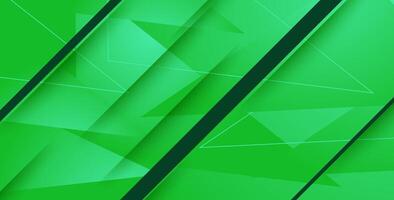 abstract green color with diagonal shape geometric decoration background. eps10 vector
