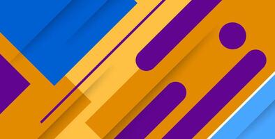 dynamic abstract orange, purple, blue liquid color gradient wavy geometric fluid shape background. vector