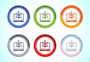 Information technology icon vector